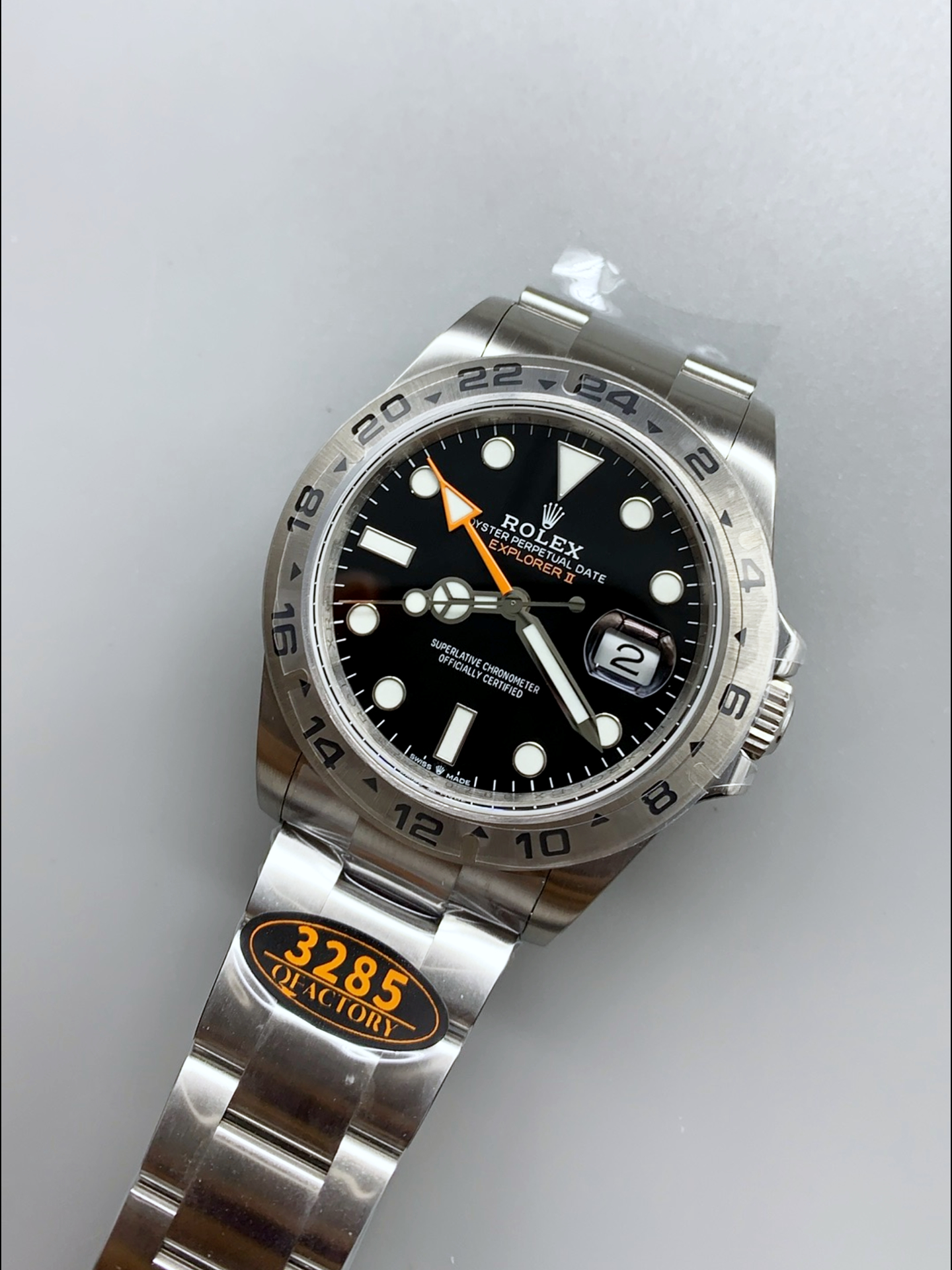 Rolex Explorer II Super Clone M216570-002 1:1 Mirror Watch - Black Dial CAL. 3285 Movement - view 4