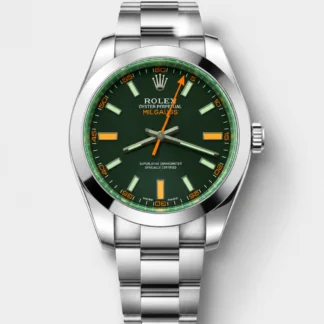 Rolex Milgauss 116400M Swiss Watch with Black Dial - Ultimate 904L Steel Watch - Super Clone Watch - view 1