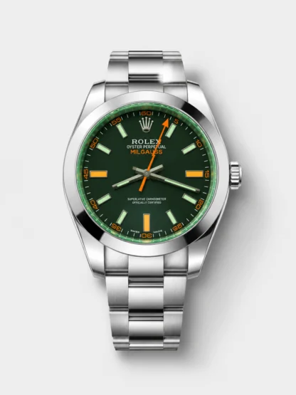 Rolex Milgauss 116400M Swiss Watch with Black Dial - Ultimate 904L Steel Watch - Super Clone Watch - view 1