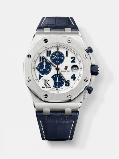 Audemars Piguet Royal Oak Offshore Chronograph White Dial 904L Steel 1: 1 Mirror 3126 Movement - Super Clone Watch - view 1