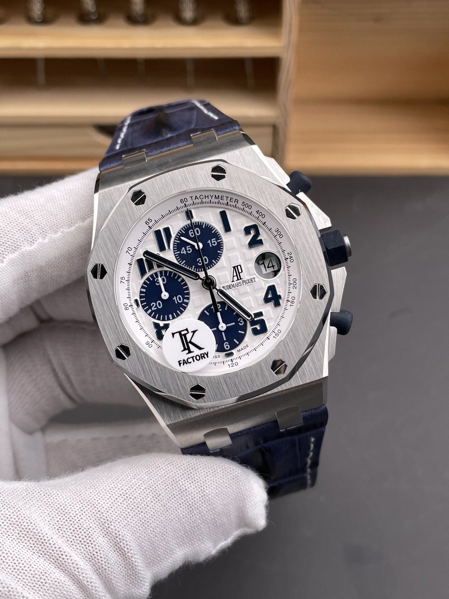 Audemars Piguet Royal Oak Offshore Chronograph White Dial 904L Steel 1: 1 Mirror 3126 Movement - Super Clone Watch - view 4
