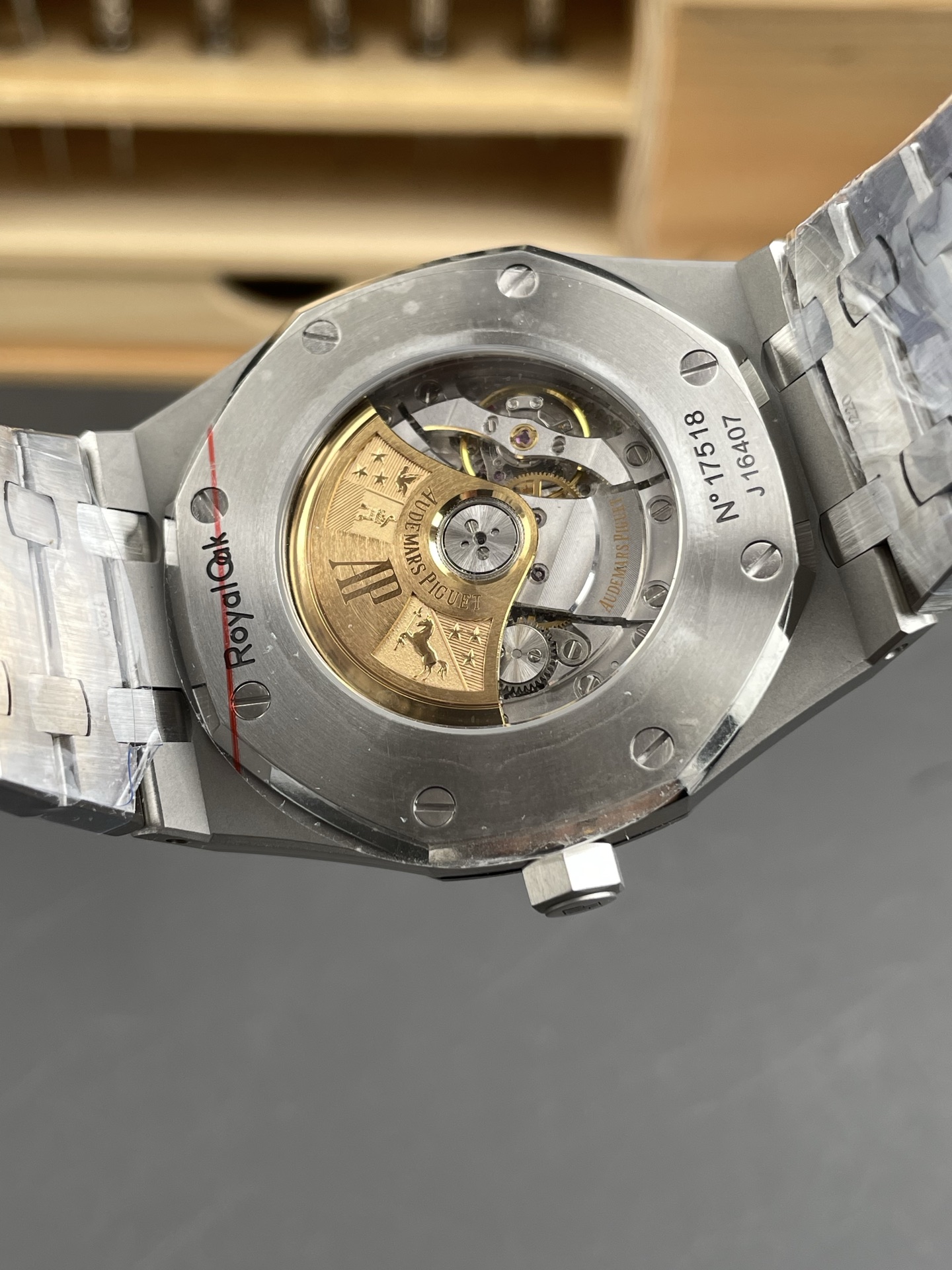 Audemars Piguet Royal Oak 15450 37MM Swiss Calibre 3120 Movement in 904L Steel Casing Black Dial - Super Clone Watch - view 5